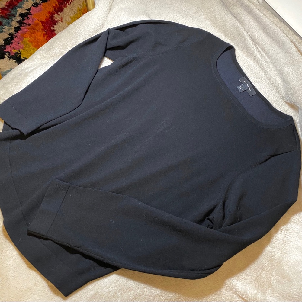 Ann Taylor Black Sweater size XL - Picture 4 of 5
